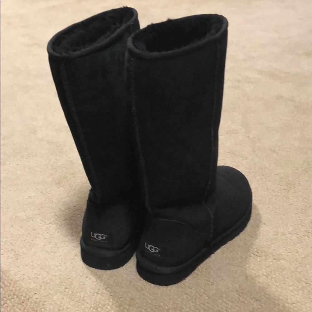 Black UGG boots